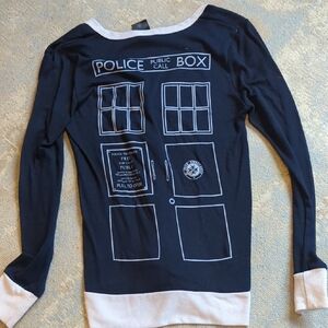Doctor Who Tardis Cardigan Sz S